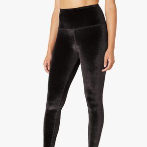 Beyond Yoga | Velvet Motion High Waisted Midi Legging in Black